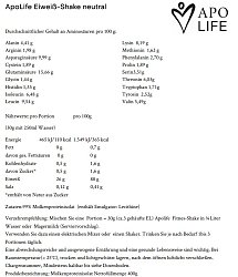 ApoLife Eiweiß-Shake neutral